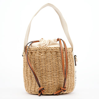 Chloé Chloé x Miuko Raffia Shoulder Bag