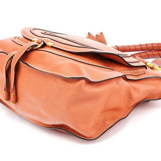 Chloe Coral Leather Marcie Shoulder Bag