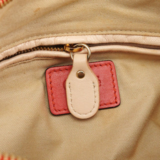 Chloe Coral Pink Leather Paraty 2-Way Bag