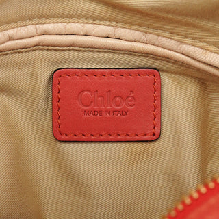 Chloe Coral Pink Leather Paraty 2-Way Bag