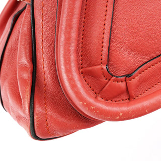 Chloe Coral Pink Leather Paraty 2-Way Bag