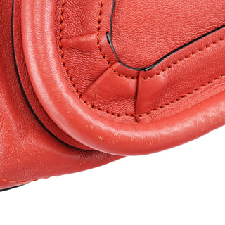 Chloe Coral Pink Leather Paraty 2-Way Bag