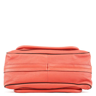 Chloe Coral Pink Leather Paraty 2-Way Bag