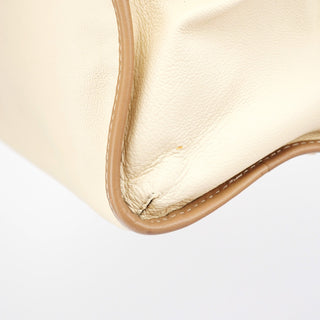 Chloé Cream Leather 2-Way Tote Bag
