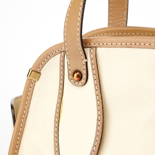 Chloé Cream Leather 2-Way Tote Bag