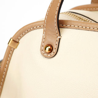 Chloé Cream Leather 2-Way Tote Bag