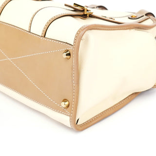 Chloé Cream Leather 2-Way Tote Bag
