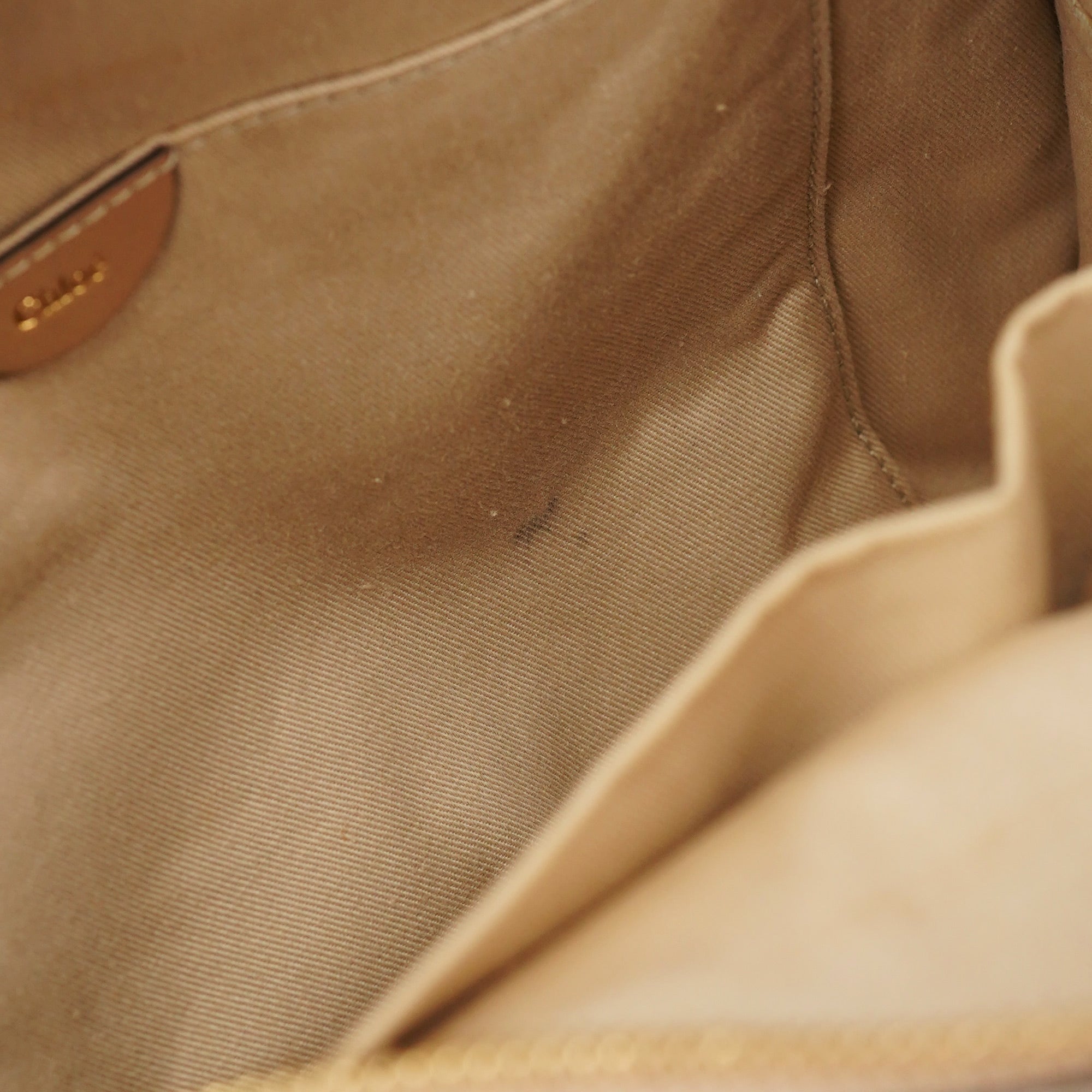 Chloé Cream Leather 2-Way Tote Bag