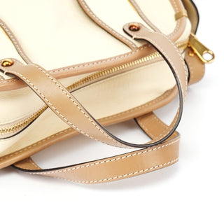 Chloé Cream Leather 2-Way Tote Bag