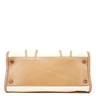 Chloé Cream Leather 2-Way Tote Bag