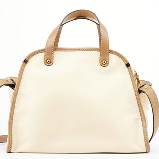 Chloé Cream Leather 2-Way Tote Bag