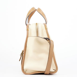 Chloé Cream Leather 2-Way Tote Bag