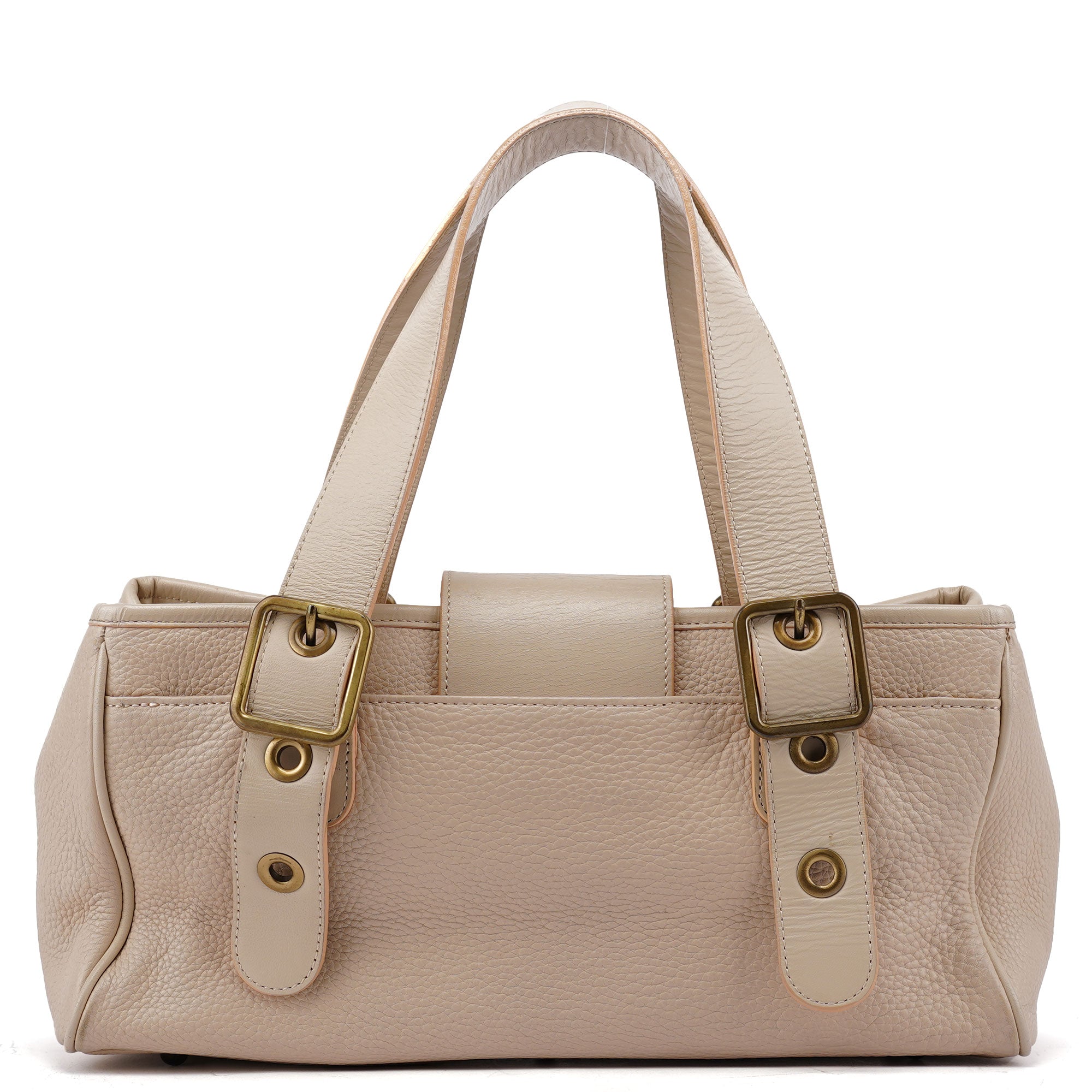 Chloé Cream Leather C Tote Bag