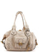 Chloe Cream Leather Paddington Pocket Shoulder Bag