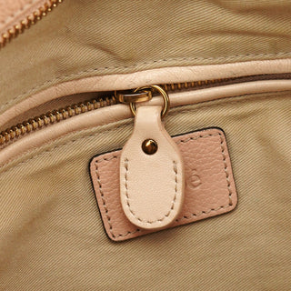 Chloe Cream Leather Paraty 2-Way Bag