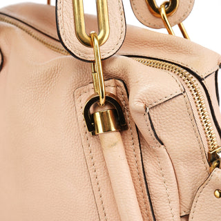 Chloe Cream Leather Paraty 2-Way Bag