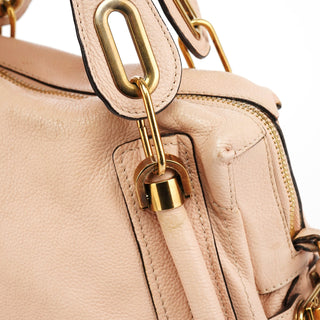 Chloe Cream Leather Paraty 2-Way Bag