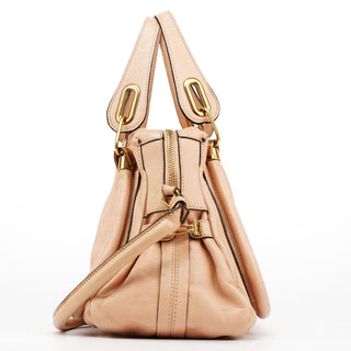 Chloe Cream Leather Paraty 2-Way Bag