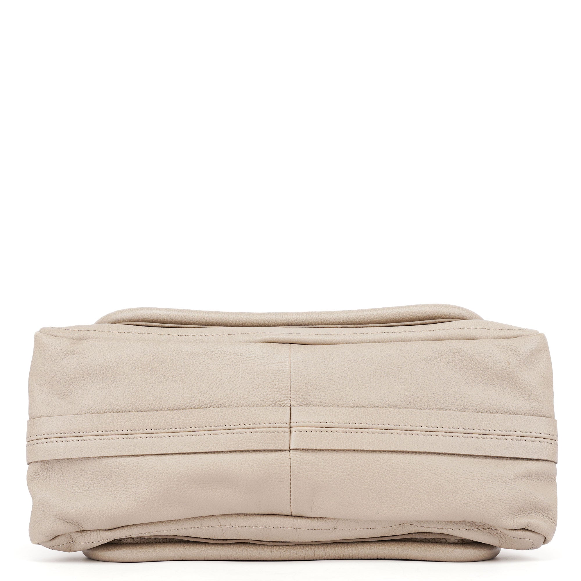 Chloé Sac deux portés Paraty en cuir crème