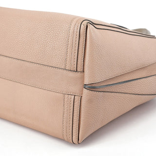 Chloé Cream Olive Calfskin Tote Bag