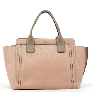 Chloé Cream Olive Calfskin Tote Bag