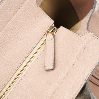Chloé Cream Olive Calfskin Tote Bag