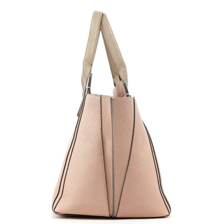 Chloé Cream Olive Calfskin Tote Bag