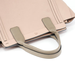 Chloé Cream Olive Calfskin Tote Bag