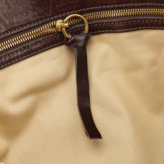 Chloé Dark Brown Leather Heloise Tote Bag