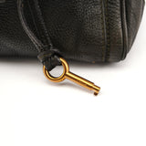 Chloe Dark Green Leather Paddington Shoulder Bag