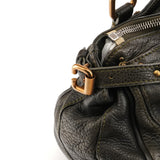 Chloe Dark Green Leather Paddington Shoulder Bag