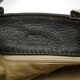 Chloe Dark Green Leather Paddington Shoulder Bag