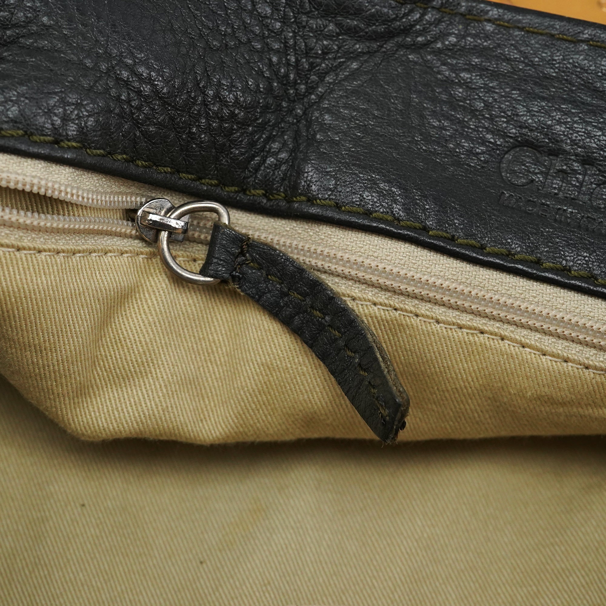 Chloe Dark Green Leather Paddington Shoulder Bag
