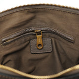 Chloe Dark Grey Leather Marcie Tote Bag
