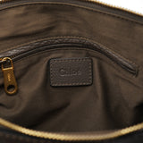 Chloe Dark Grey Leather Marcie Tote Bag