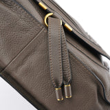 Chloe Dark Grey Leather Marcie Tote Bag