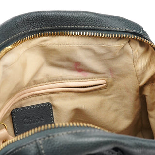 Chloe Dark Grey Leather Paraty 2-Way Bag