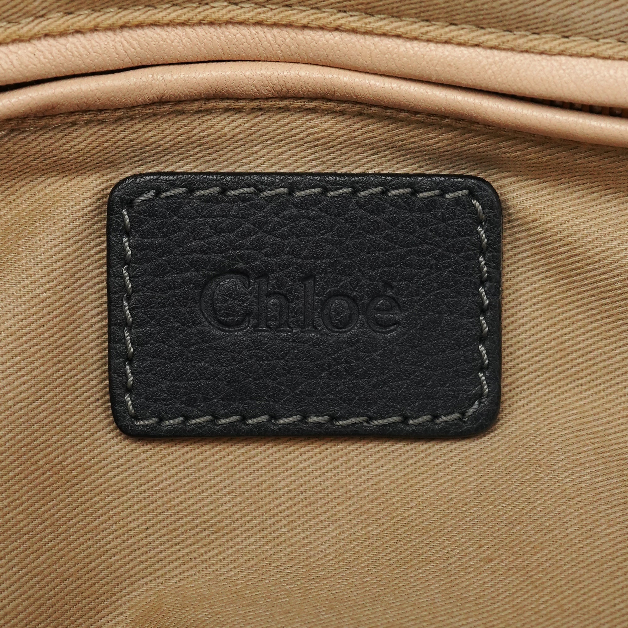 Chloé Borsa Paraty in pelle grigio scuro