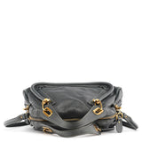 Chloé Borsa Paraty in pelle grigio scuro