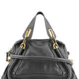 Chloé Borsa Paraty in pelle grigio scuro