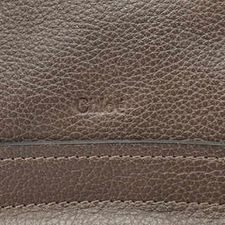 Chloé Dark Grey Leather Paraty 2-Way Shoulder Bag