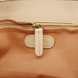 Chloe Ecru Leather C Tote Bag
