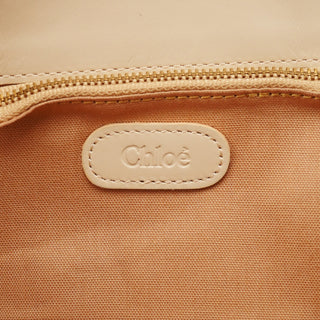 Chloe Ecru Leather C Tote Bag