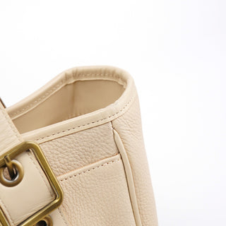 Chloe Ecru Leather C Tote Bag