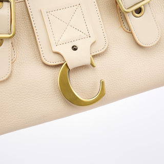 Chloe Ecru Leather C Tote Bag