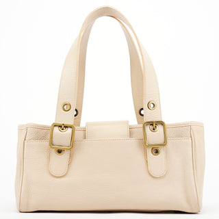Chloe Ecru Leather C Tote Bag