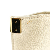Chloé Ecru Leather Horse Appliqué Tote Bag