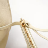 Chloé Ecru Leather Horse Appliqué Tote Bag