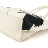 Chloé Ecru Leather Horse Appliqué Tote Bag