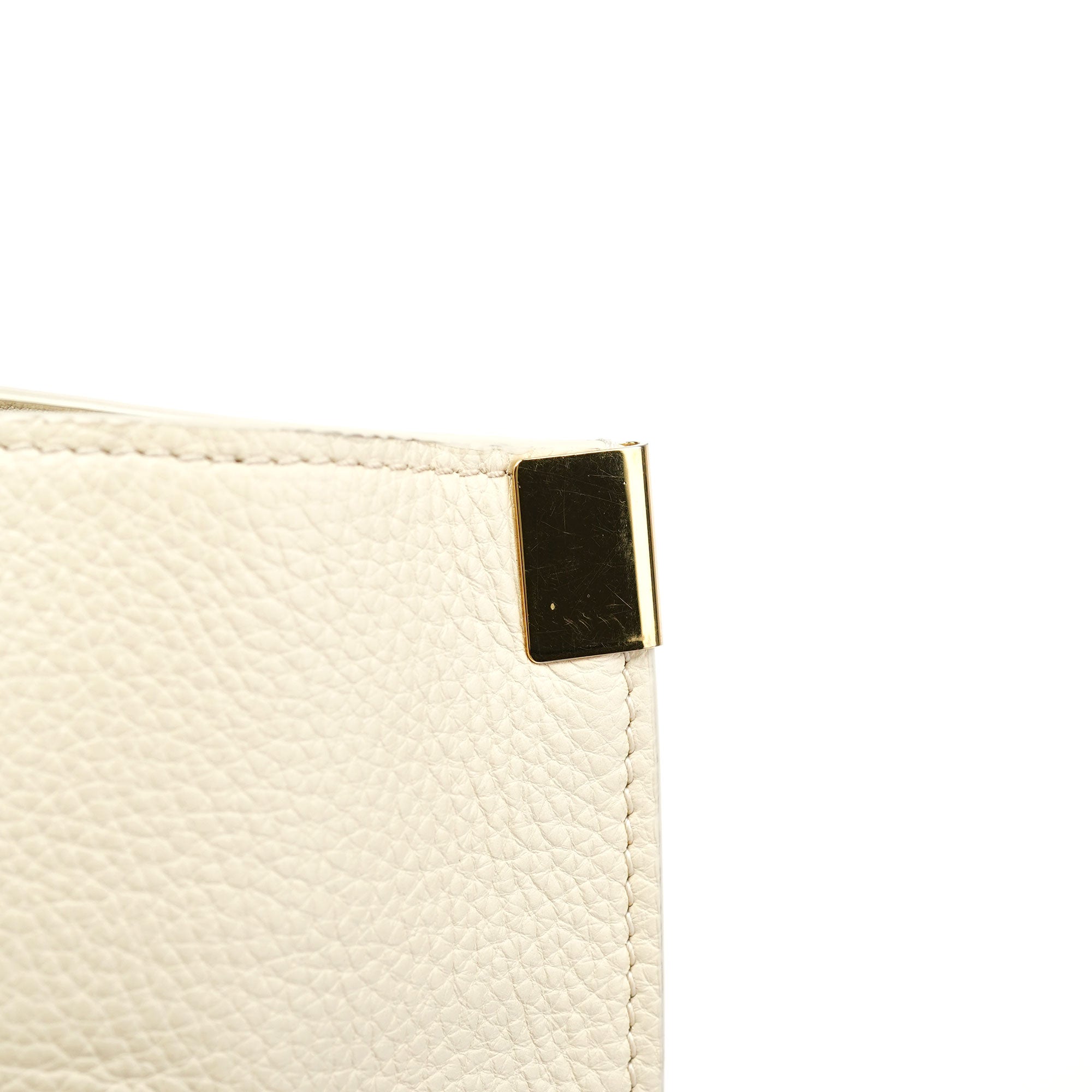 Chloé Ecru Leather Horse Appliqué Tote Bag